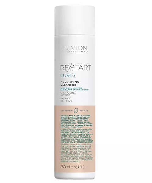 Fotoja e Shampo ushqyese për flokë kaçurrelë dhe me onde Revlon Professional Restart Curls kDKR10546, 250 ml