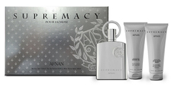 Fotoja e Set kozmetik Afnan Supremacy Silver, EDP 100 ml + xhel dushi 100 ml + balsam pas rrojёs 100 ml