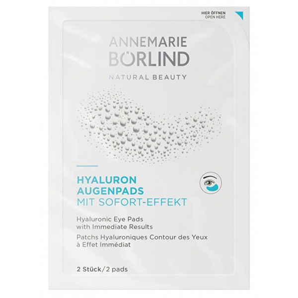 Fotoja e Pads për sy ANNEMARIE BORLIND Hyaluronic, 6 x 2 copë