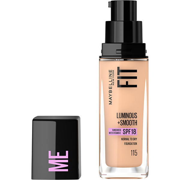 Fotoja e Krem pudër Maybelline Fit Me Luminous + Smooth SPF 18 kDKR10532, 30 ml, 115 Ivory