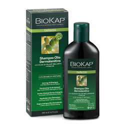 Fotoja e Shampo qetësuese për flokë Biokap Olive Oil & Mallow, 200 ml