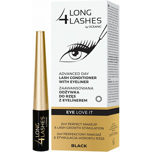 Fotoja e Balsam për qerpikë dhe penel Long 4 lashes 2 in 1 Eye Love It, 3 ml