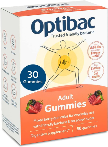 Fotoja e Kapsula Optibac Adult Gummies, 30 copë