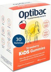 Fotoja e Kapsula Optibac Strawberry Kids Gummies, 30 copë