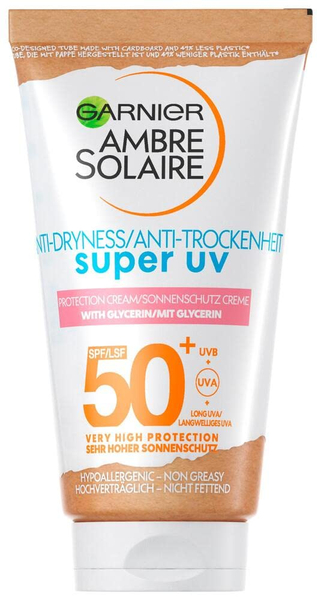 Fotoja e Krem mbrojtës ndaj diellit Garnier, SPF 50 UVB + UVA, 50 ml