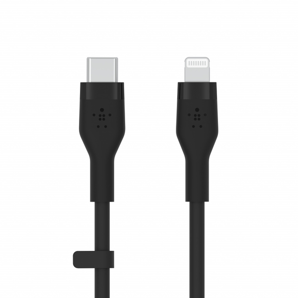 Fotoja e Kabllo silikoni Belkin Boost Charge USB-C - Lightning, 1m, e zezë