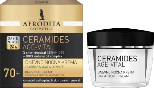 Fotoja e Krem kundër rrudhave Afrodita Ceramides Age-Vital, 50ml