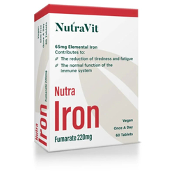 Fotoja e Tableta NutraVit - Nutra Iron, 60 copë