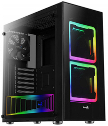 Fotoja e Kasë Aerocool Tor G-BK-v1 RGB Midi-Tower, e zezë