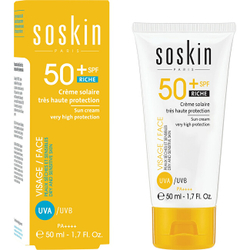 Fotoja e Krem mbrojtës ndaj diellit Soskin Paris SPF 50+, 50 ml