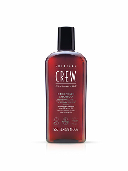 Fotoja e Shampo për flokë të hirtë American Crew Daily Silver Shampoo, 250 ml