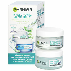 Fotoja e Set për lëkurë Garnier Hyaluronic Aloe Jelly, Xhel hidratues për lëkurë normale dhe të përzier 50 ml + Xhel hidratues nate për lëkurë normale dhe të përzier 50 ml