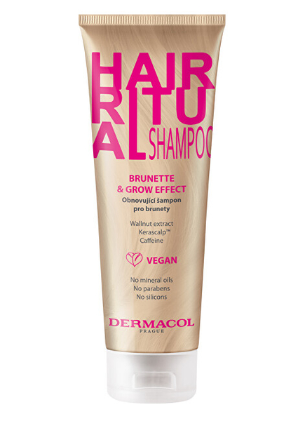 Fotoja e Shampo për flokë brune Dermacol Hair Ritual (Brunette & Grow Effect) 250 ml