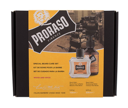 Fotoja e Set për fytyrë Proraso Wood & Spice - shampo për mjekër 200 ml + balsam për mjekër 100 ml