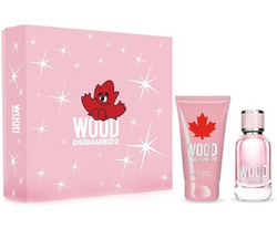 Fotoja e Set Dsquared² Wood For Her, Eau de Toilette 30 ml + losion për trup 50 ml