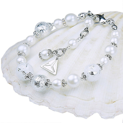 Fotoja e Byzylyk Lampglas Elegant White Lace BP1