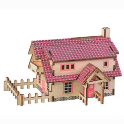 Fotoja e Puzzle druri Ranch House 3D PDRH3D, 20 pjesë