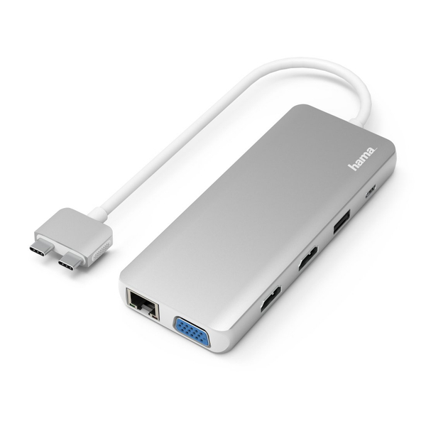 Fotoja e Hub Hama USB-C, “CONNECT2MAC”, APPLE MACBOOK AIR & PRO, 12 porte