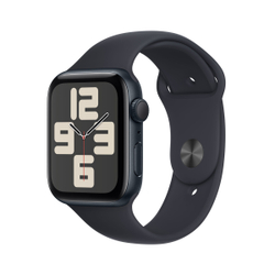 Fotoja e Apple Watch SE2 V2 GPS, 44mm, Midnight Aluminium Case me Midnight Sport Band, S/M