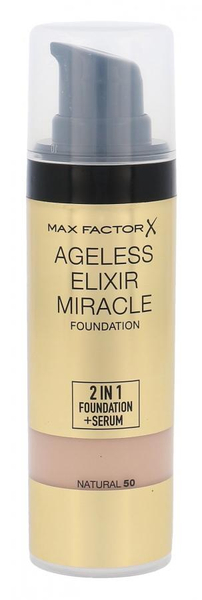 Fotoja e Krem pudër Max Factor Ageless Elixir Miracle 2in1, Natural 50, 30 ml