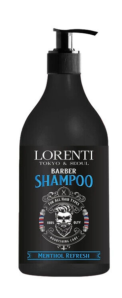 Fotoja e Shampon për meshkuj Lorenti, mentol, 1000ml