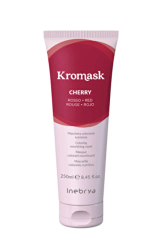 Fotoja e Maskë me ngjyrë për flokë Inebrya Kromask Cherry, 250 ml