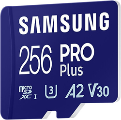 Fotoja e Kartë memorie Samsung PRO Plus UHS-I U3 (Class 10) Micro SDXC 256GB + SD adaptér