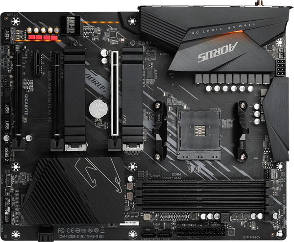 Fotoja e Pllakë amë Gigabyte B550 AORUS ELITE AX V2