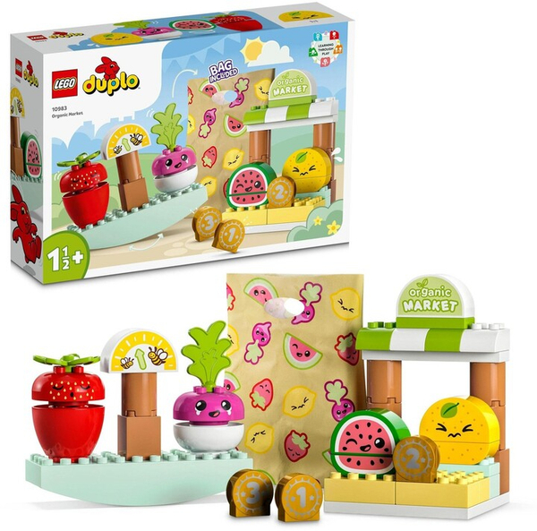 Fotoja e Set LEGO® DUPLO® 10983 Organic Farmers Market, 40 pjesë