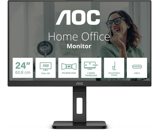 Fotoja e Monitor AOC 24P3CV - LED, 23.8", FullHD, i zi