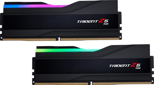 Fotoja e Module të memories G.Skill Trident Z5 RGB 64GB (2x32GB) DDR5 6400 CL32, të zeza