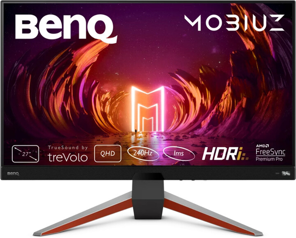 Fotoja e Monitor BenQ Mobiuz EX270QM - LED, 27", QHD, i zi / gri