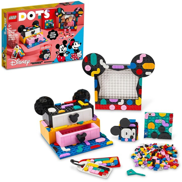 Fotoja e Set Set LEGO® DOTS 41963 Patch Mickey Mouse and Minnie Mouse, 669 pjesë