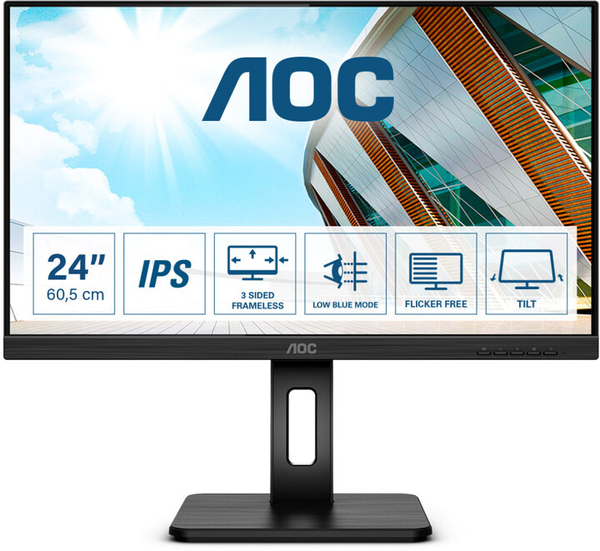 Fotoja e Monitor AOC Q24P2Q - LED, 23.8", QHD, i zi