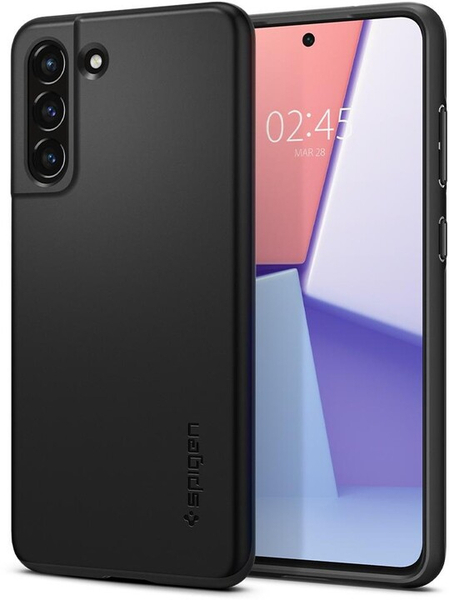 Fotoja e Mbrojtëse Spigen Thin Fit për Samsung Galaxy S21 FE 5G, e zezë