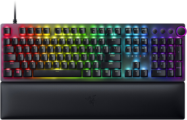 Fotoja e Tastierë Razer Huntsman V2, Razer Optical Red, US, e zezë