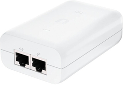 Fotoja e Injektor Ubiquiti PoE U-POE-at, gigabit, 48V, (30W), i bardhë