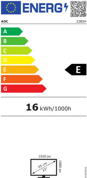 Fotoja e Monitor AOC 22B2H - 21.5'' LED