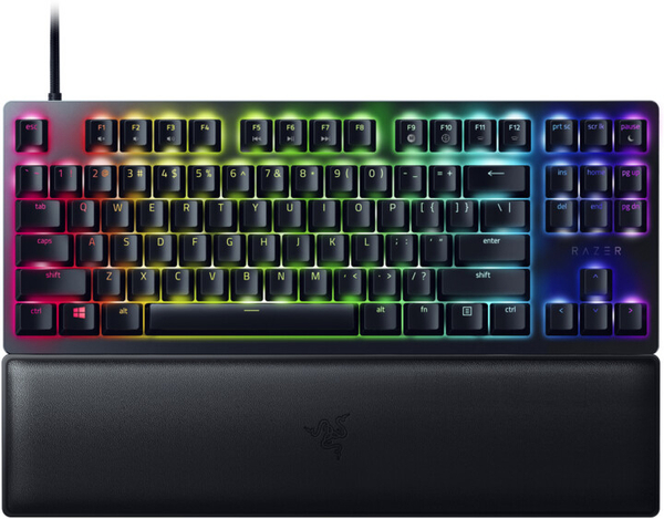 Fotoja e Tastierë Razer Huntsman V2 Tenkeyless, Razer Optical Red, US, e zezë