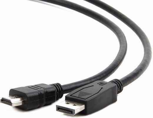 Fotoja e Kabllo Gembird, DisplayPort M - HDMI, 3m, e zezë