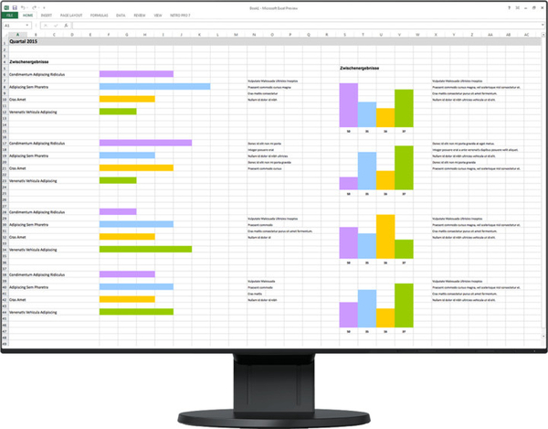 Fotoja e Monitor EIZO EV2456-BK - LED, 24", WUXGA, i zi