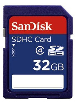 Fotoja e Kartë memorie SDHC SanDisk, Klasa 4, 32GB