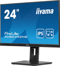 Fotoja e Monitor iiyama ProLite XUB2493HS-B6, 23.8", 1920 x 1080, Full HD, i zi