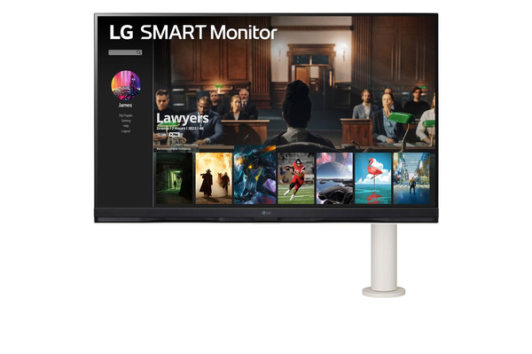 Fotoja e Monitor LG 32SQ780S-W, 32", 3840 x 2160, 4K Ultra HD, 65 Hz, i bardhë