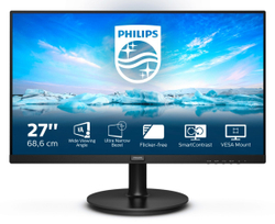 Fotoja e Monitor Philips V Line, 27", 1920 x 1080, Full HD, 75 Hz, i zi