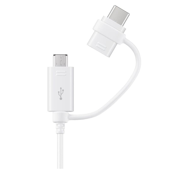 Fotoja e Kabllo Samsung, USB A/USB C/Micro-USB B, 1.5 m, e bardhë