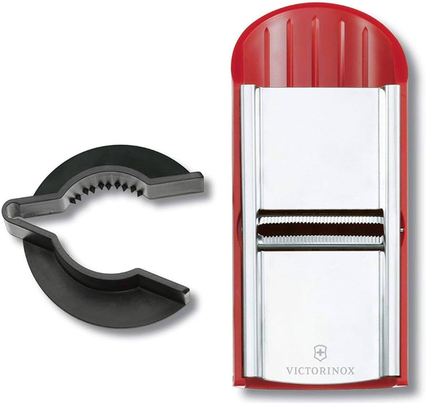 Fotoja e Grirëse e dorës Victorinox, kompet me tri elemente, e kuqe