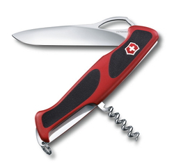 Fotoja e Thikë xhepi Victorinox "Ranger Grip 63", e kuqe dhe e zezë