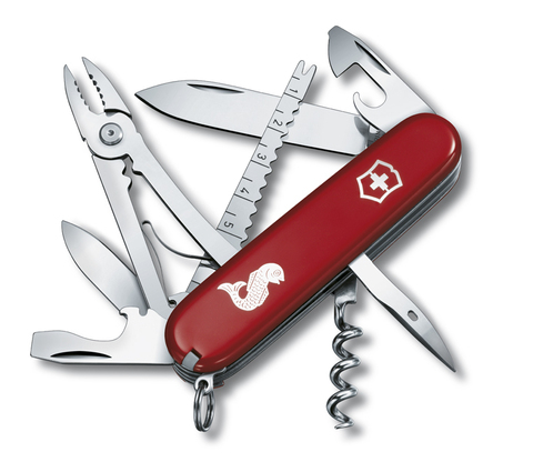 Fotoja e Thikë Victorinox Swiss Army ANGLER, e kuqe