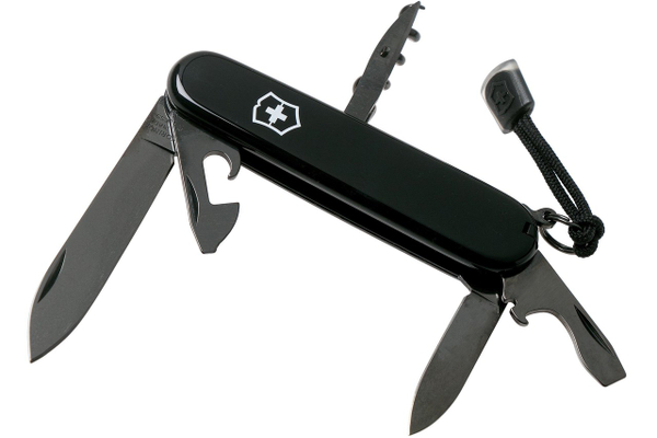 Fotoja e Thikë xhepi Victorinox Spartan Onyx Black, 91mm, e zezë